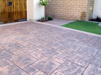 Photo of stamped concrete